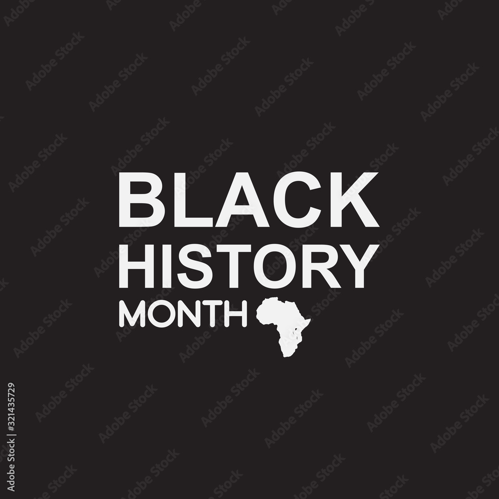 Black History Month Celebration Vector Template Design Illustration