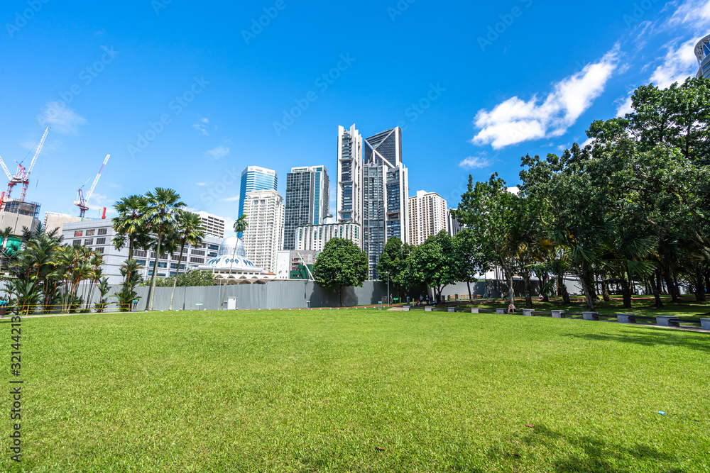 Obraz premium park in city