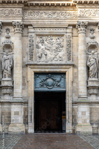 Church of Notre Dame de Bordeaux. New Aquitaine  France  Europe
