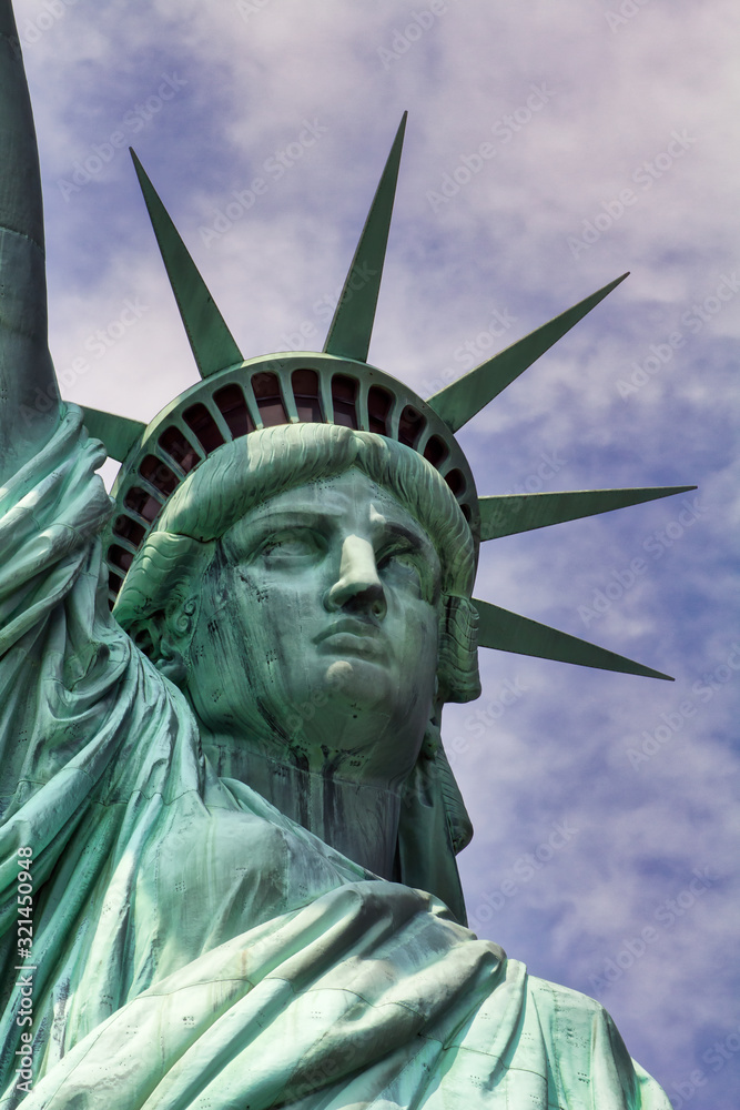 Fototapeta premium Kopf der New York Freiheitsstatue