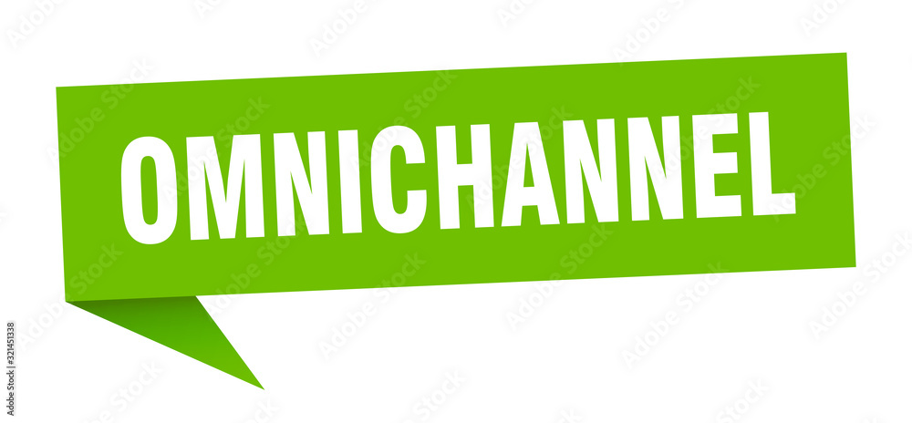 omnichannel speech bubble. omnichannel ribbon sign. omnichannel banner omnichannel speech bubble. omnichannel ribbon sign. omnichannel banner