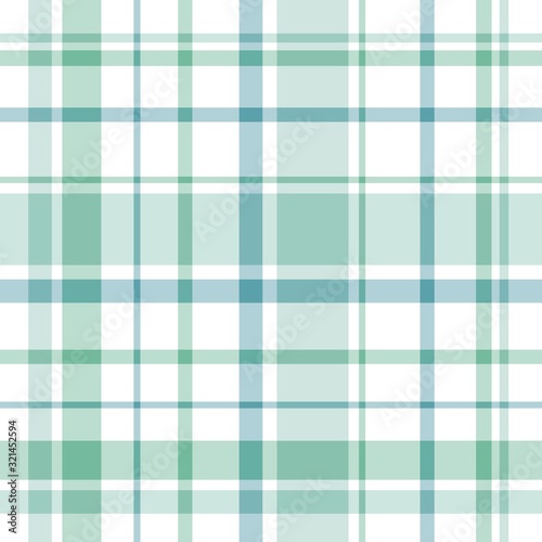Seamless pattern in fantasy discreet blue and green colors for plaid, fabric, textile, clothes, tablecloth and other things. Vector image.