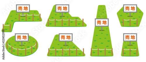 売地　土地　変形敷地