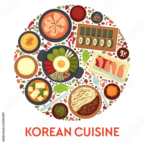 Korean cuisine, travel to Korea, food dishes menu