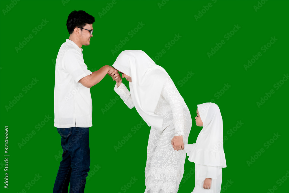Family Eid al-fitr celebration in studio Family Eid al-fitr celebration in studio