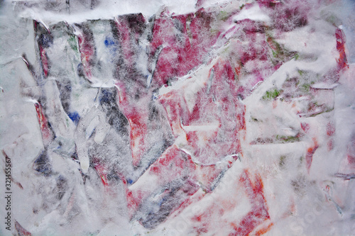 Abstract frozen water.Ice t...
