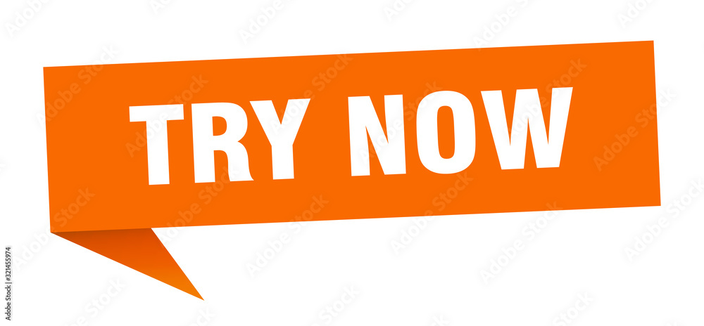 try now speech bubble. try now ribbon sign. try now banner try now speech bubble. try now ribbon sign. try now banner