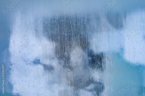 Abstract frozen water.Ice t...