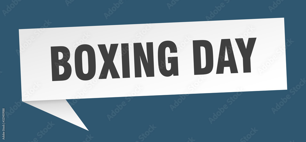 boxing day speech bubble. boxing day ribbon sign. boxing day banner boxing day speech bubble. boxing day ribbon sign. boxing day banner