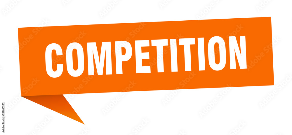 competition speech bubble. competition ribbon sign. competition banner competition speech bubble. competition ribbon sign. competition banner