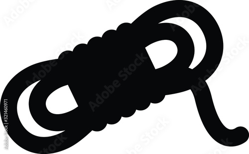 Rope icon, vector illustration 