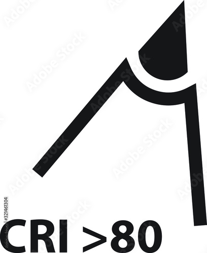 CRI led light icon > 80
