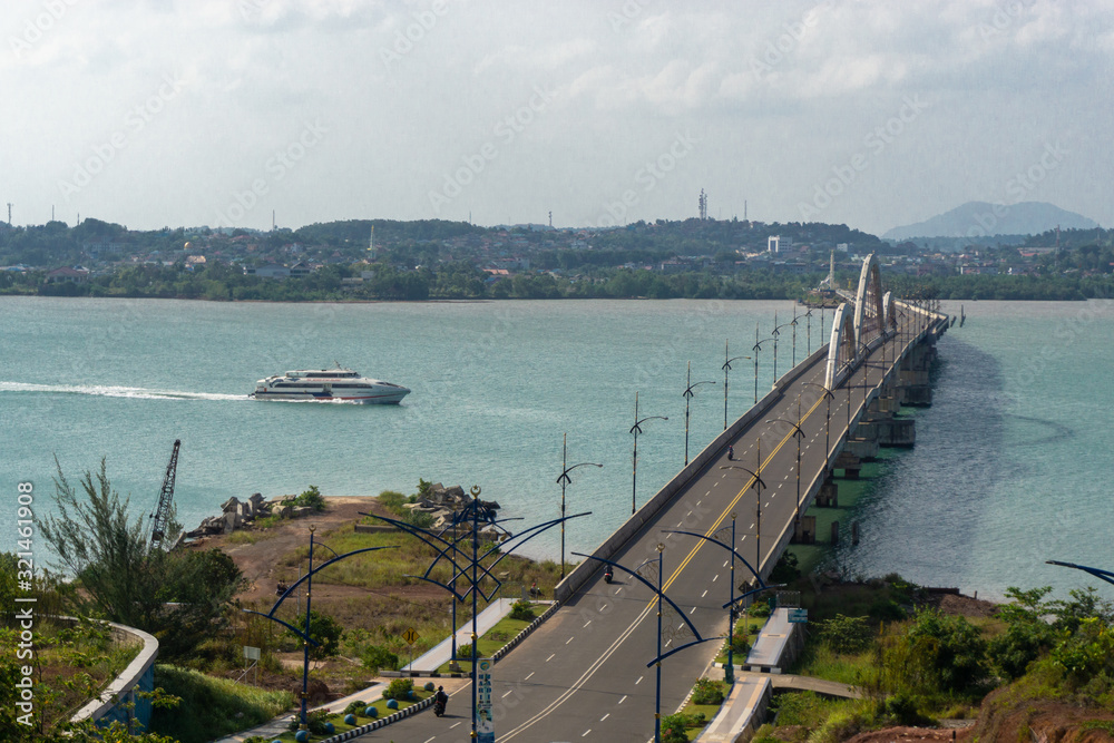 dompak bridge as tanjungpinang city landmark dompak bridge as tanjungpinang city landmark
