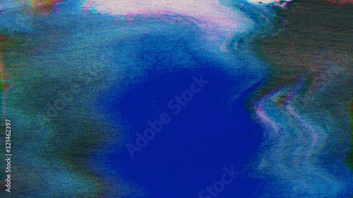 Premium polychrome light leaks. Old damaged computer effect, Computer generated animation. 