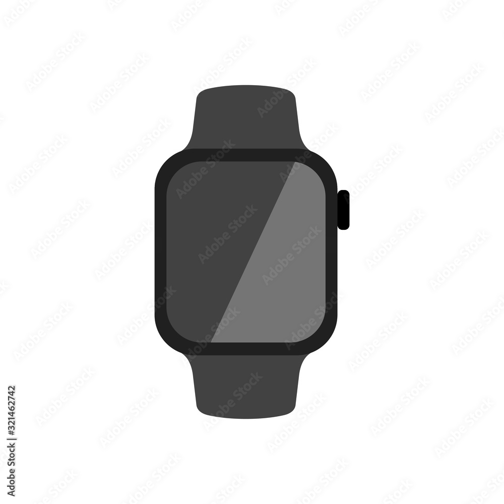 Smart watch realistic vector mockup isolated. New technology. Watch design mockup. Smart watch realistic vector mockup isolated. New technology. Watch design mockup.