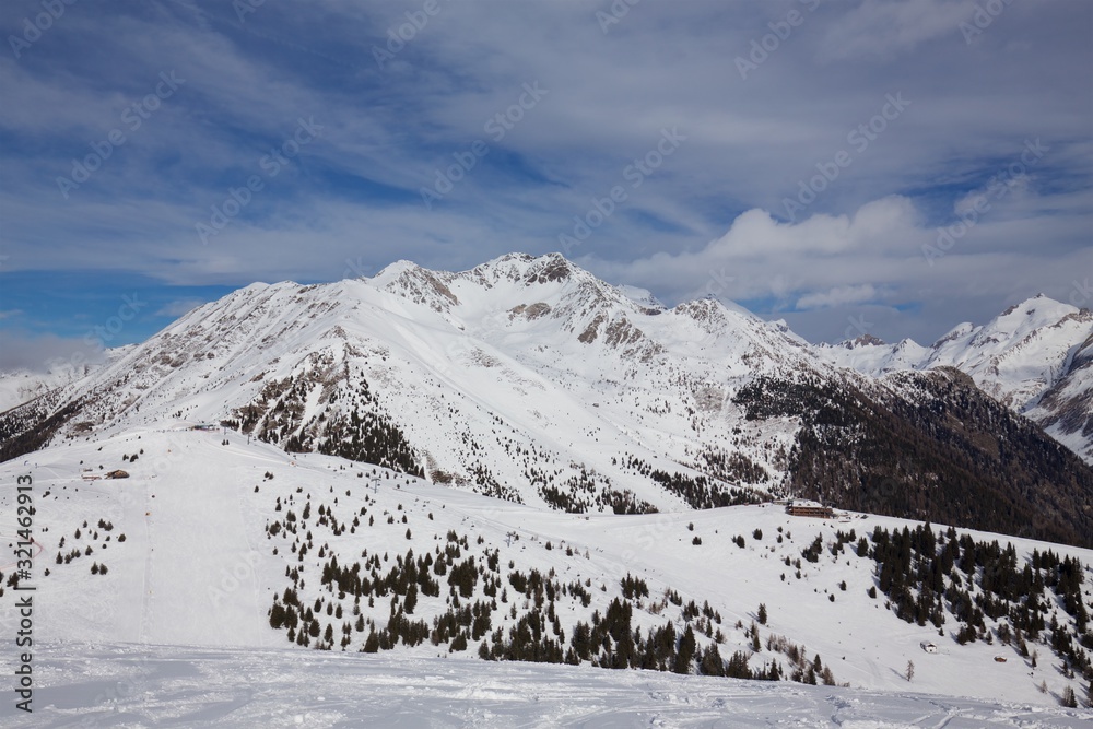Jochtal Gitschberg Skigebiet Panorama