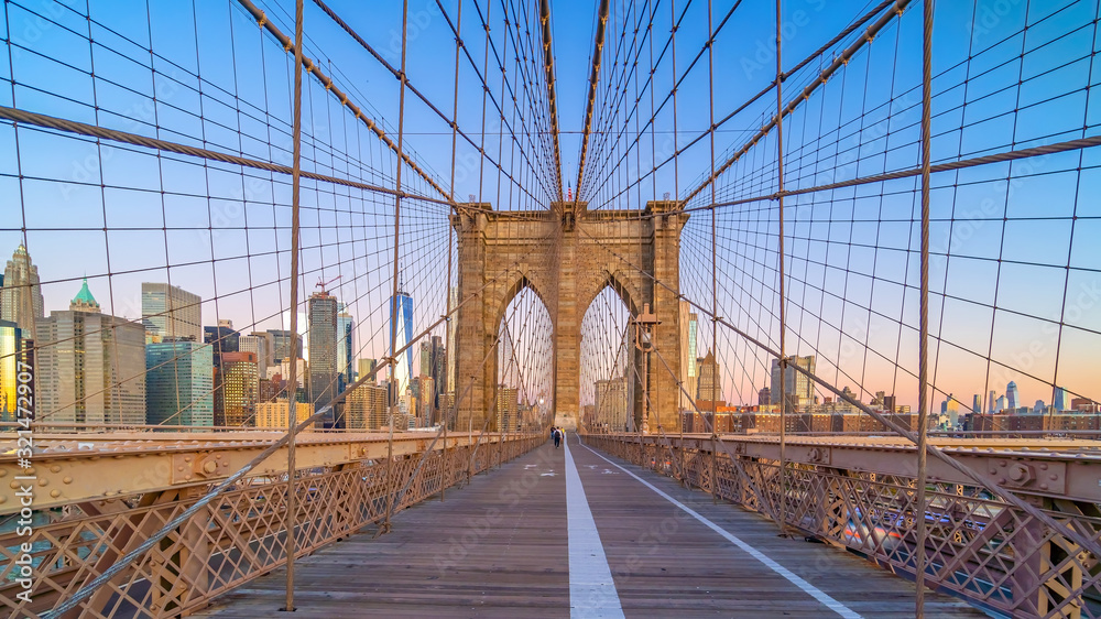Fototapeta premium Most Brookliński w Nowym Jorku, USA