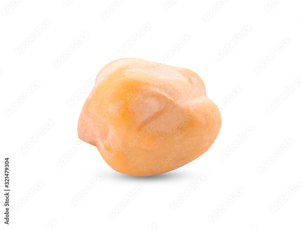 chickpea isolated on white background