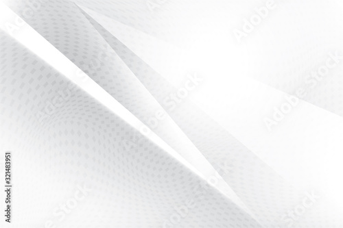 Abstract geometric white and gray color background. Vector, illustration.	