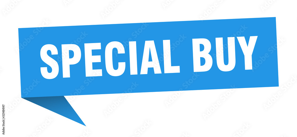 special buy speech bubble. special buy ribbon sign. special buy banner