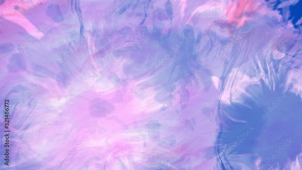 Purple watercolor appears Purple watercolor appears
