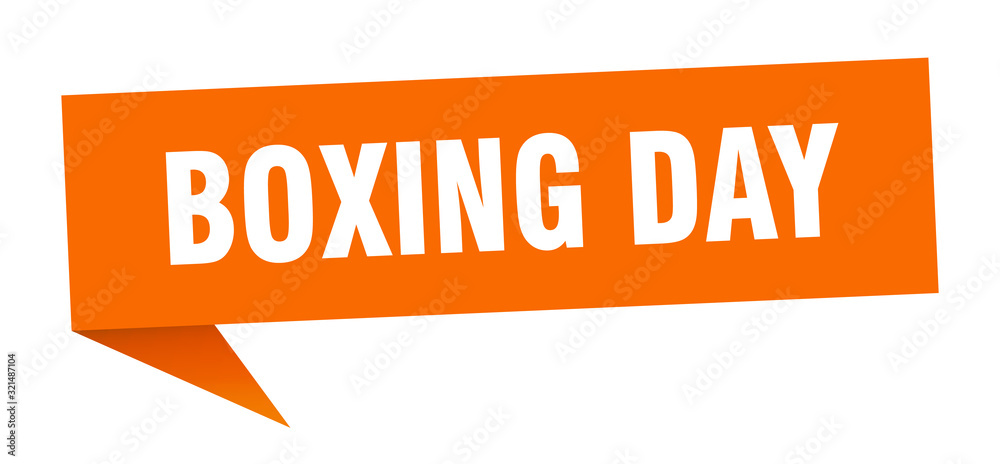 boxing day speech bubble. boxing day ribbon sign. boxing day banner boxing day speech bubble. boxing day ribbon sign. boxing day banner