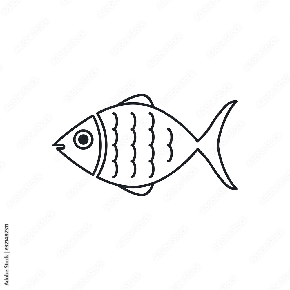 fish icon design vector logo template EPS 10 fish icon design vector logo template EPS 10