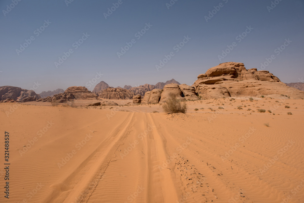 Wadi Rum desert, Jordan Wadi Rum desert, Jordan