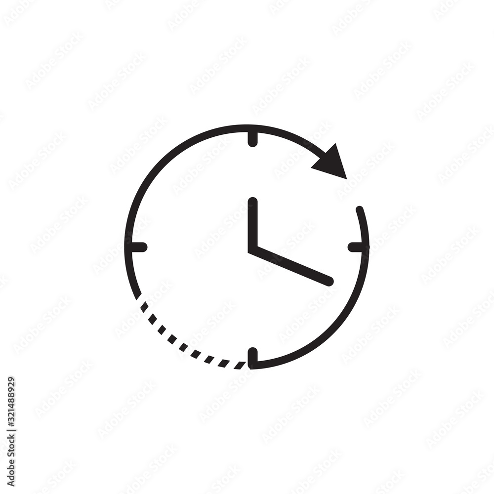 clock icon vector design logo template EPS 10 clock icon vector design logo template EPS 10