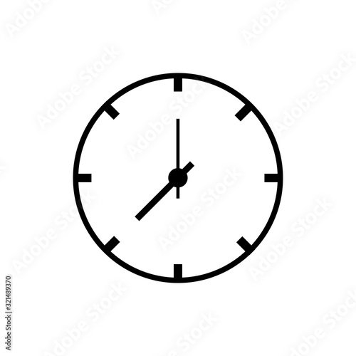 clock icon vector design logo template EPS 10