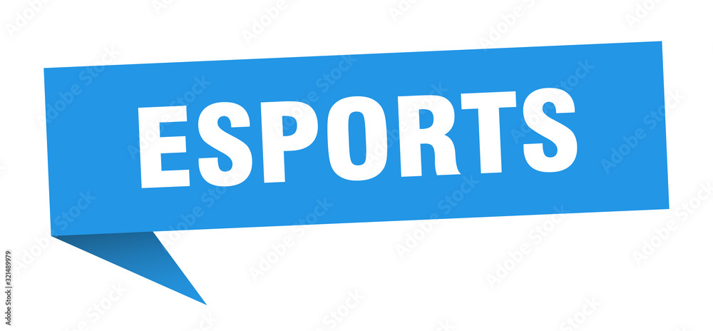 esports speech bubble. esports ribbon sign. esports banner esports speech bubble. esports ribbon sign. esports banner