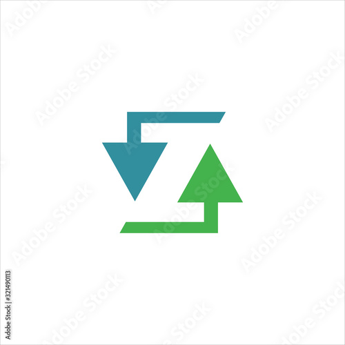 Initial letter z logo design template