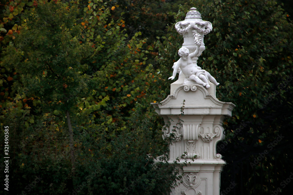 Artistic sculpture in the downtown of Vienna