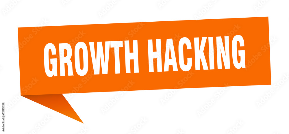 growth hacking speech bubble. growth hacking ribbon sign. growth hacking banner growth hacking speech bubble. growth hacking ribbon sign. growth hacking banner