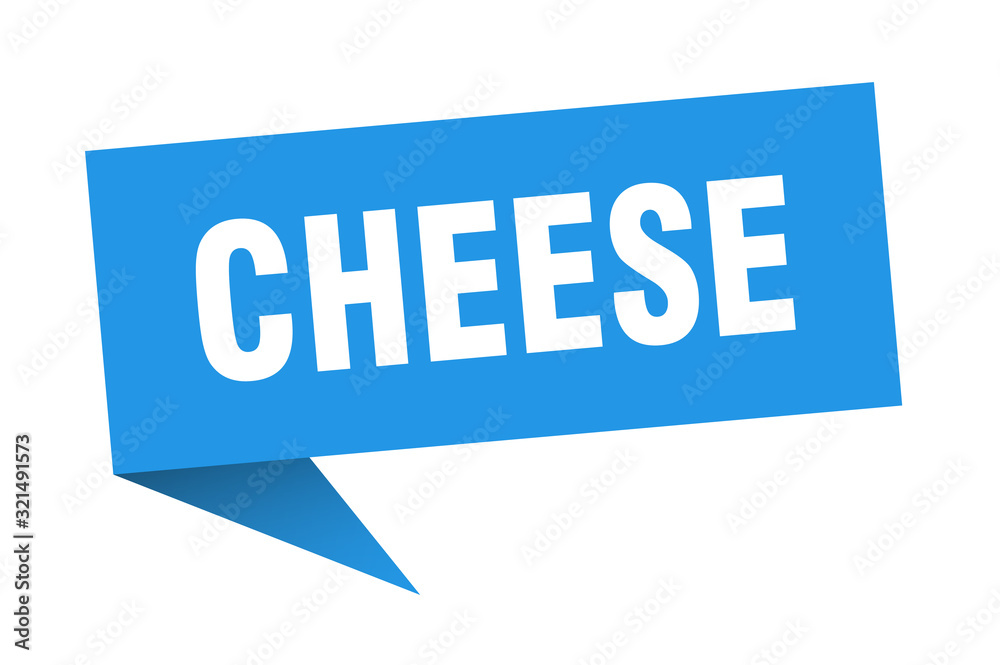 cheese speech bubble. cheese ribbon sign. cheese banner cheese speech bubble. cheese ribbon sign. cheese banner