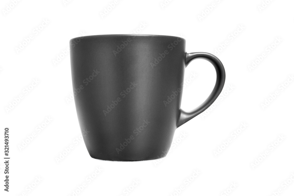 Mug Mock up. Gray Mug on white. Mug Mock up. Gray Mug on white.