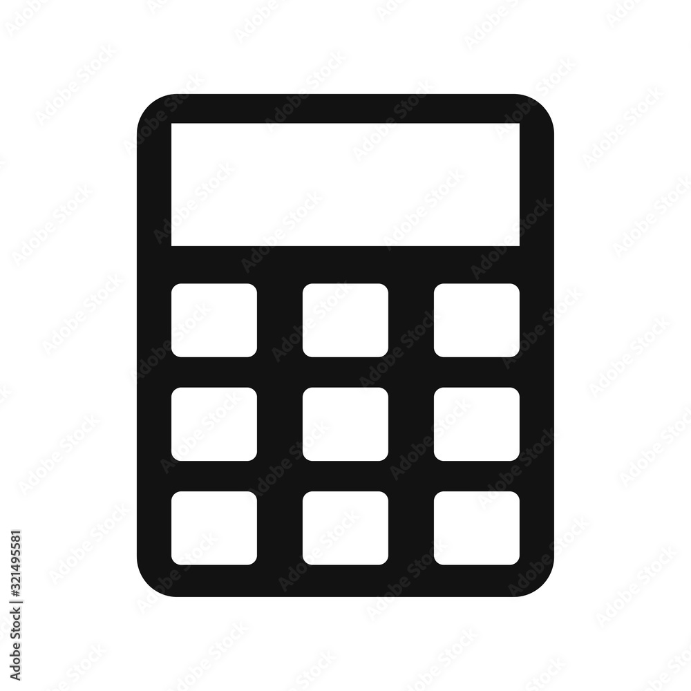 calculator icon design vector logo template EPS 10 calculator icon design vector logo template EPS 10