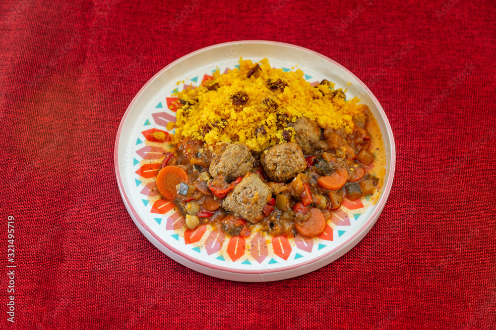 Moroccan beef kefta meatballs meatball and semolina Moroccan beef kefta meatballs meatball and semolina