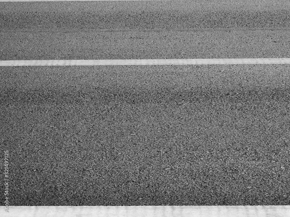 Fototapeta premium asphalt road with marking white line