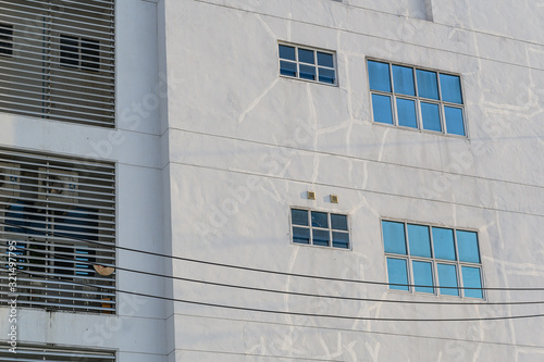 facade of modern building