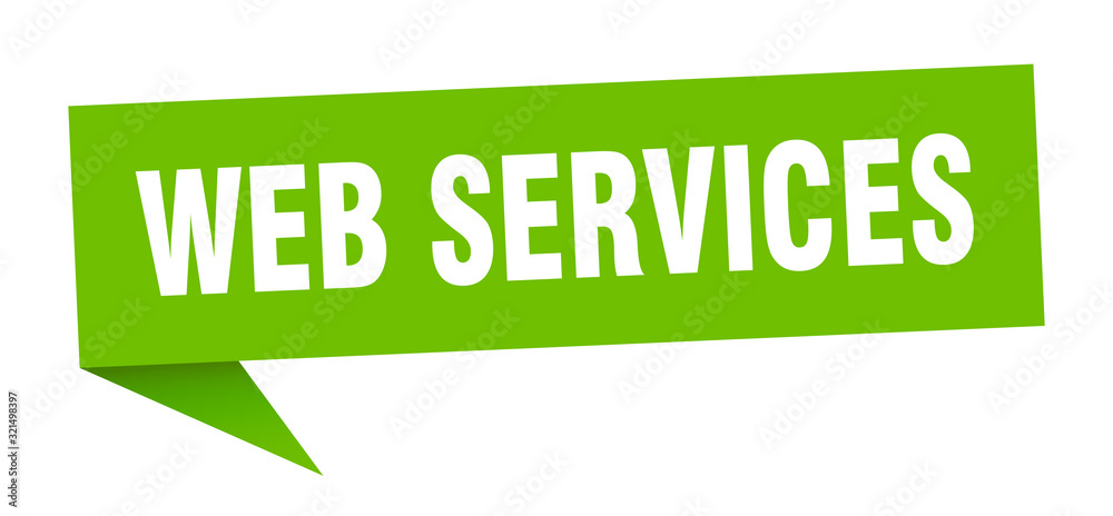 web services speech bubble. web services ribbon sign. web services banner web services speech bubble. web services ribbon sign. web services banner