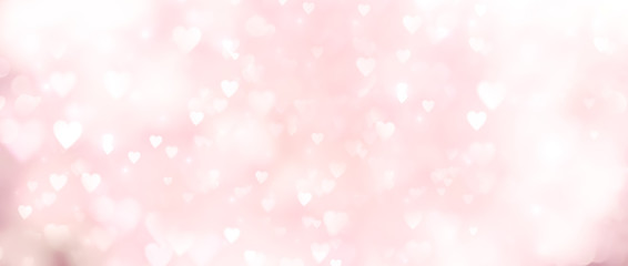 Abstract pastel background with hearts - concept Mother's Day, Valentine's Day, Birthday - spring colors