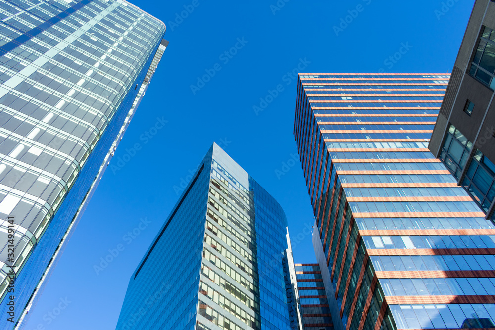 Tall Modern Skyscrapers in Long Island City Queens New York Tall Modern Skyscrapers in Long Island City Queens New York
