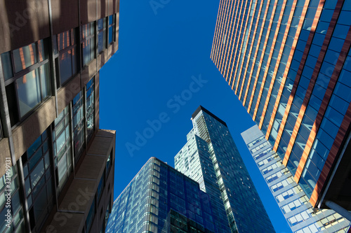 Tall Modern Skyscrapers in Long Island City Queens New York