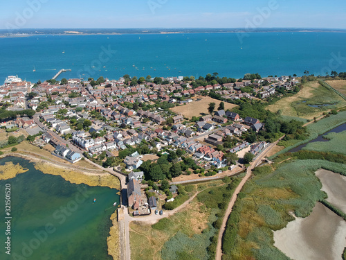Aerial view of Yarmouth, Isle of Wight photo