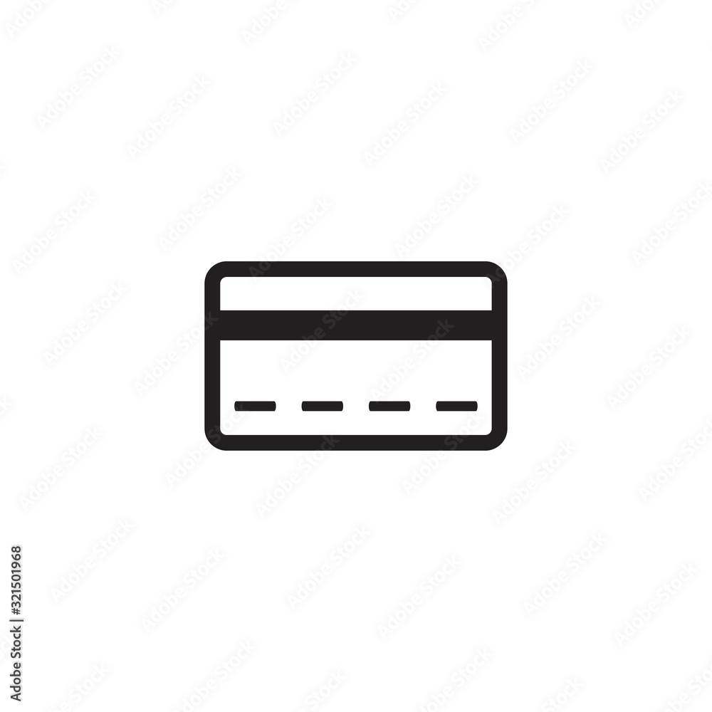 credit card icon vector design logo template EPS 10 credit card icon vector design logo template EPS 10