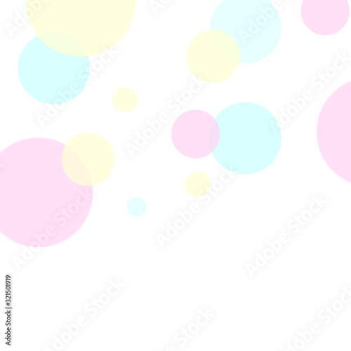 Rounds and circles. Seamless Abstract geometric pattern. Multicolor Figures