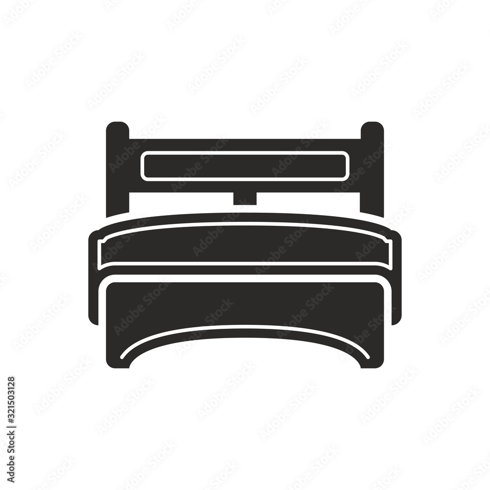 Bed icon design vector logo template EPS 10 Bed icon design vector logo template EPS 10