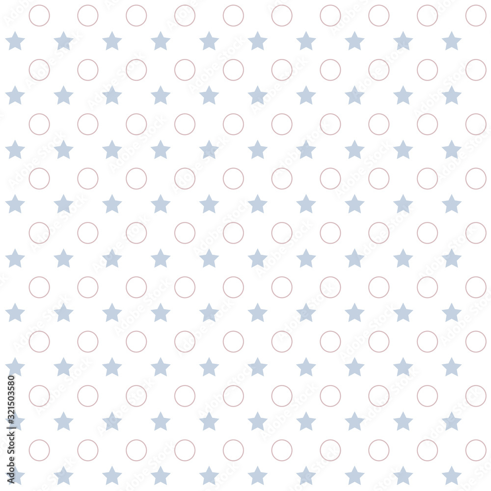 Simple ornament vector patterns. Use for ceramic tiles, wallpaper, linoleum, textiles, wrapping paper, web page, kids, postcard. Background or wallpaper with dots and stars Simple ornament vector patterns. Use for ceramic tiles, wallpaper, linoleum, textiles, wrapping paper, web page, kids, postcard. Background or wallpaper with dots and stars