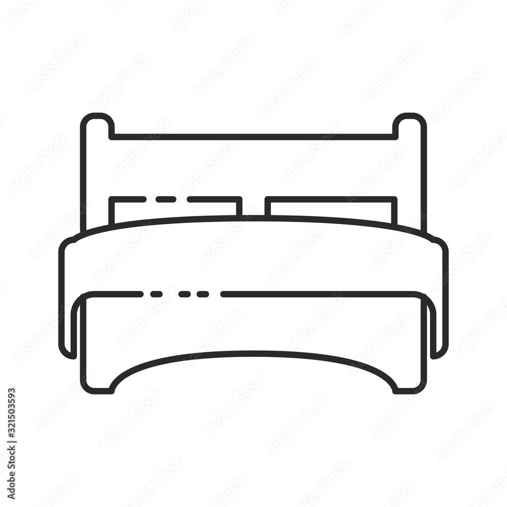 Bed icon design vector logo template EPS 10 Bed icon design vector logo template EPS 10